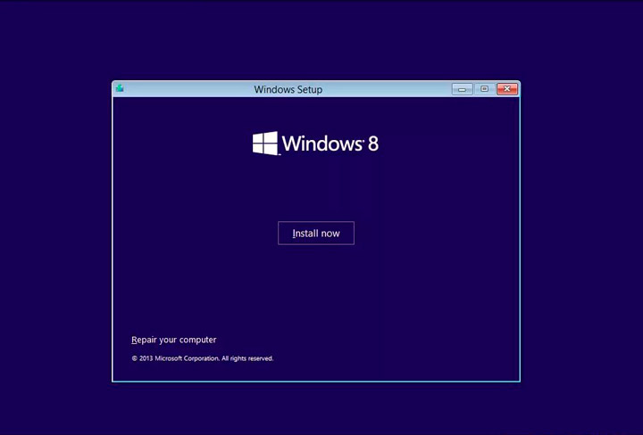 Установка Windows 8 в КомпрайЭкспресс
